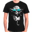 T-Shirt Star Wars: Yoda Cool - Preto Tamanho L - Cotton Division Sale