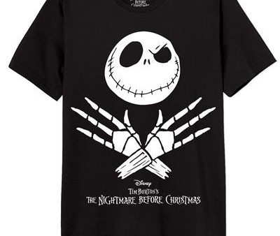 T-Shirt Disney Nightmare Before Christmas: Jack - Preto Tamanho XL - Cotton Division Online Sale