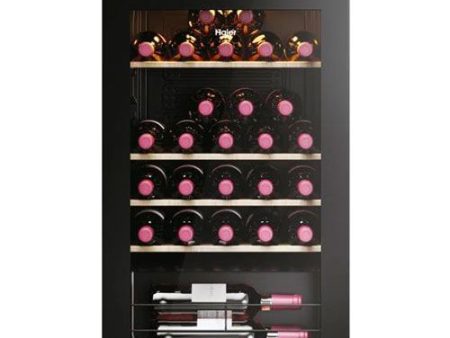 Cave de Vinho Haier WS34GGH1 | 85x47,5x45,6 cm | 34 Garrafas | G | Preto Fashion