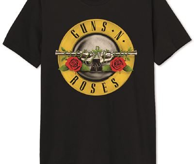 T-Shirt Guns N  Roses - Preto Tamanho L - Cotton Division Sale