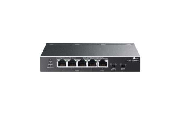 TP-Link Omada 5-Port Gigabit Desktop Switch with 1-Port PoE++ In and 4-Port PoE+ Out (TL-SG1005P-PD) Cheap