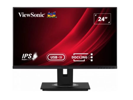 ViewSonic VG2456 24” Docking Monitor featuring USB Type-C and Ethernet Online