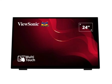 ViewSonic TD2465 24” Frameless Touch Monitor with 10 Points PCAP Hot on Sale