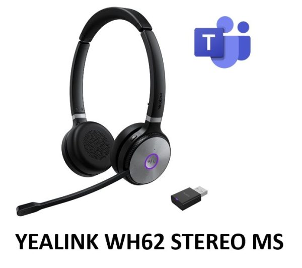 Yealink WH62 Wireless DECT Headset (USB-A) Cheap