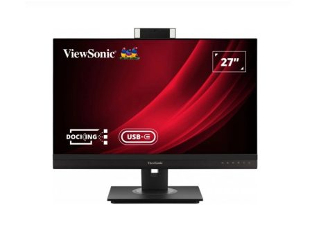 ViewSonic VG2756V-2K 27” QHD Webcam Docking Monitor with Built-in LED Fill Lights and Two-Way Noise-Reduction For Cheap